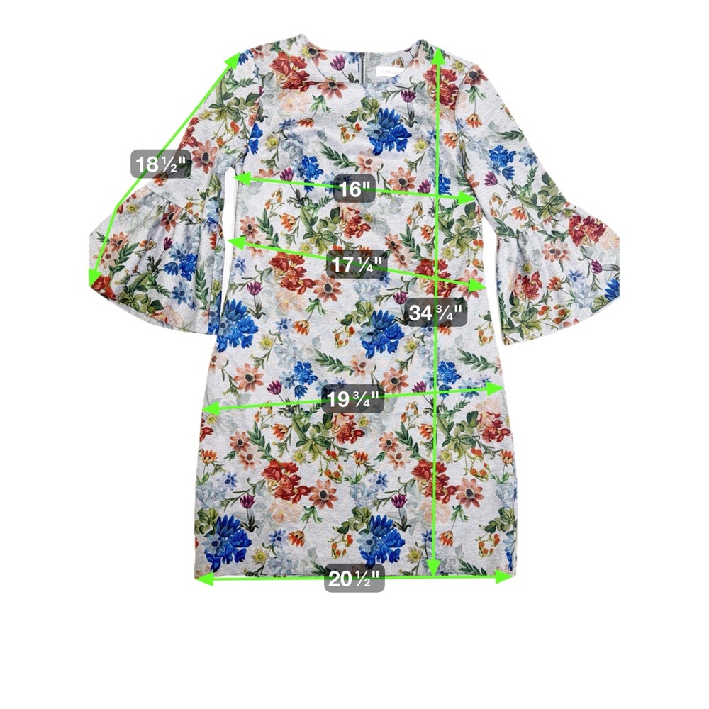 Calvin Klein Floral Shift Dress size 8 - Picture 9 of 9
